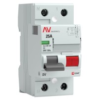 DV 2P 25А/ 30мА (AC)  AVERES (rccb-2-25-30-ac-av). Выключатели дифференциального тока (УЗО). EKF