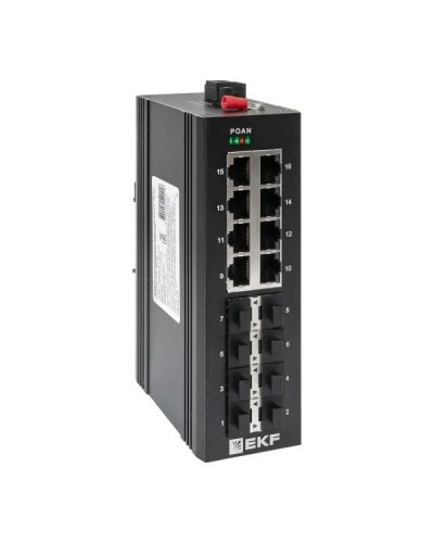 TSX-U-8GX/SFP-8GT. Промышленный неуправляемый коммутатор. EKF в Тюмени