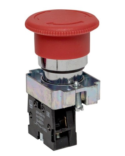 BS542 поворотная красная грибок NC (xb2-bs542). Кнопка поворотная красная грибок. EKF в Тюмени