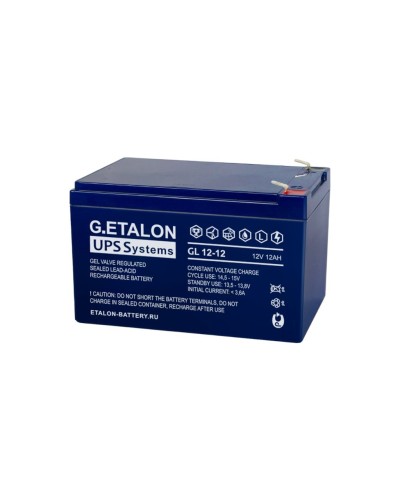 G.ETALON GL 12-12. Аккумулятор герметичный свинцово-кислотный. ETALON в Тюмени