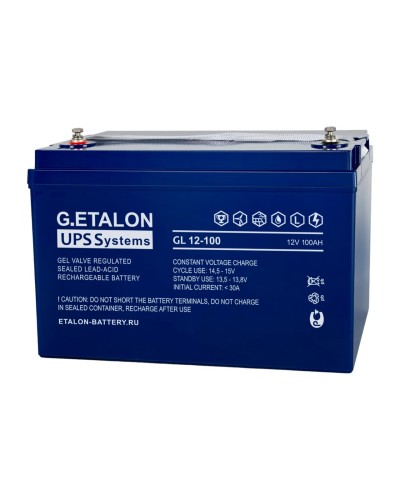G.ETALON GL 12-100. Аккумулятор герметичный свинцово-кислотный. ETALON в Тюмени