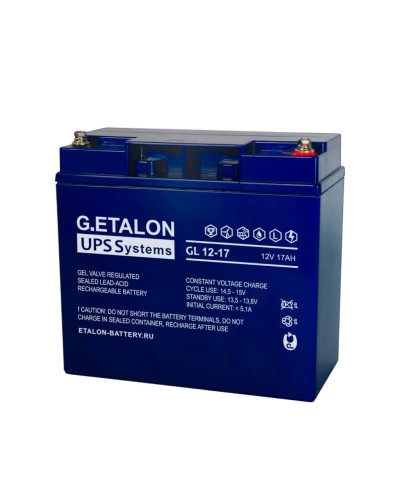G.ETALON GL 12-17. Аккумулятор герметичный свинцово-кислотный. ETALON в Тюмени
