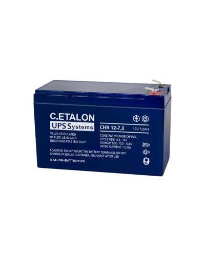 C.ETALON CHR 12-7,2. Аккумулятор герметичный свинцово-кислотный. ETALON в Тюмени