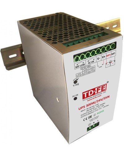 UPS 300W/24V/DIN. Источник вторичного электропитания резервированный. FARADAY в Тюмени