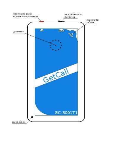 GC-3001T1. Переговорное устройство ремонтной связи. GETCALL в Тюмени
