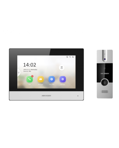 DS-KIS302-P. Комплект IP видеодомофона. Hikvision в Тюмени