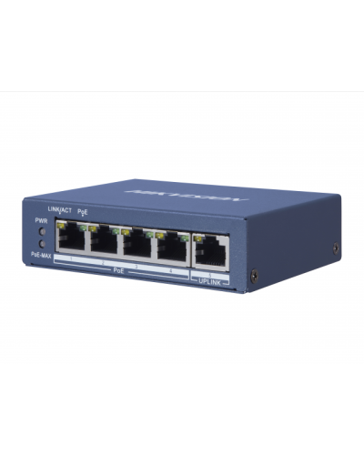 DS-3E0505P-E/M. Коммутатор с питанием POE. Hikvision в Тюмени
