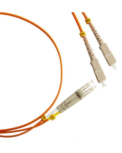 FC-D2-50-LC/PR-SC/PR-H-2M-LSZH-OR. Патч-корд волоконно-оптический LC-SC. Hyperline в Тюмени