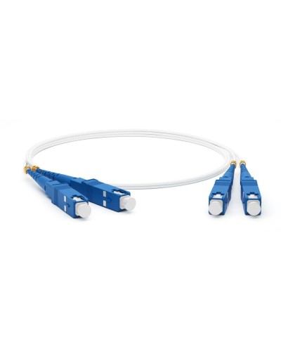 FC-D2-9A1-SC/UR-SC/UR-H-1M-LSZH-WH. Патч-корд волоконно-оптический SC-SC. Hyperline в Тюмени