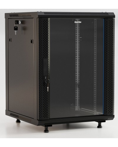 TWB-FC-1545-GP-RAL9004. Шкаф телекоммуникационный 19 настенный 15U. Hyperline в Тюмени