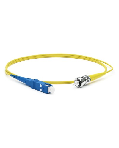 FC-S2-9-SC/UR-ST/UR-H-1M-LSZH-YL. Патч-корд волоконно-оптический одномодовый. Hyperline в Тюмени