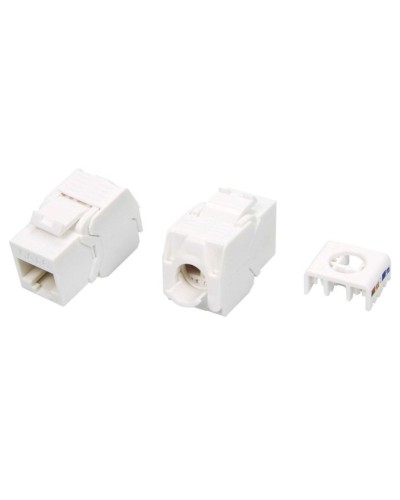 KJ8-8P8C-C6-180-TLS-WH. Вставка Keystone Jack RJ-45. Hyperline в Тюмени