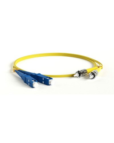 FC-D2-9-SC/UR-ST/UR-H-1M-LSZH-YL. Патч-корд волоконно-оптический ST-SC. Hyperline в Тюмени