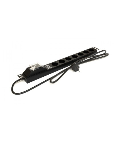 SHE19-7SH-BF-2.5EU. Блок розеток 19. Hyperline в Тюмени