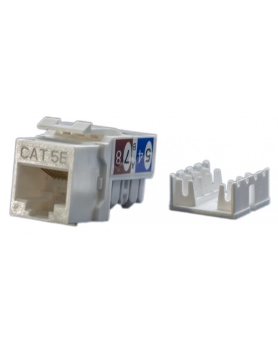 KJ9-8P8C-C5e-90-WH. Вставка Keystone Jack RJ-45. Hyperline в Тюмени