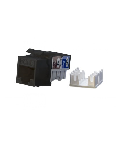 KJ9-8P8C-C6-90-BK. Вставка Keystone Jack RJ-45. Hyperline в Тюмени