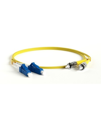 FC-D2-9-LC/UR-ST/UR-H-2M-LSZH-YL. Патч-корд волоконно-оптический ST-LC. Hyperline в Тюмени
