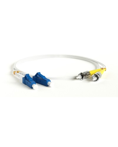 FC-D2-9A1-LC/UR-ST/UR-H-1M-LSZH-WH. Патч-корд волоконно-оптический ST-LC. Hyperline в Тюмени