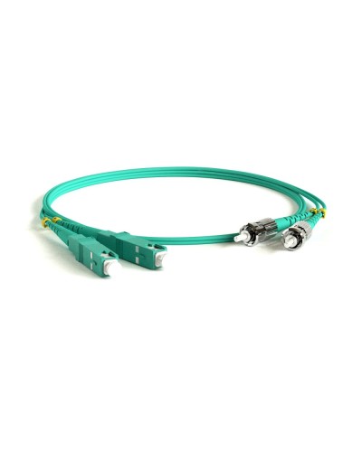 FC-D2-503-SC/PR-ST/PR-H-3M-LSZH-AQ. Патч-корд волоконно-оптический многомодовый. Hyperline в Тюмени