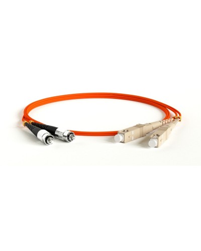 FC-D2-50-FC/PR-SC/PR-H-1M-LSZH-OR. Патч-корд волоконно-оптический SC-FC. Hyperline в Тюмени