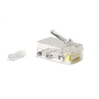 PLUG-8P8C-UV-C6-SH-100 (100 шт). Разъем RJ-45. Hyperline