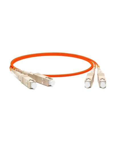 FC-D2-62-SC/PR-SC/PR-H-2M-LSZH-OR. Патч-корд волоконно-оптический многомодовый. Hyperline в Тюмени