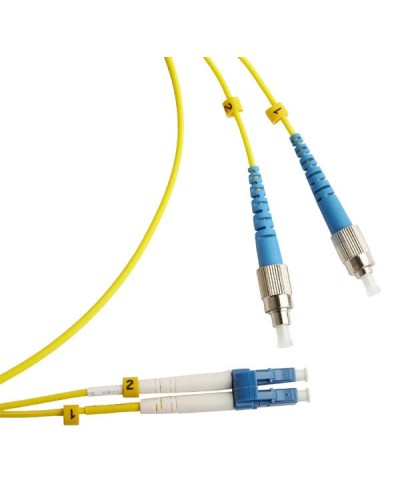 FC-D2-9-FC/UR-LC/UR-H-3M-LSZH-YL. Патч-корд волоконно-оптический FC/UPC-LC/UPC. Hyperline в Тюмени