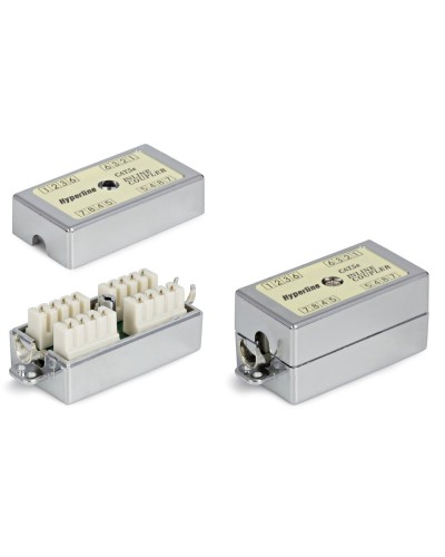 CA-IDC-C5e-SH-F-WH. Проходной адаптер экранированный. Hyperline в Тюмени
