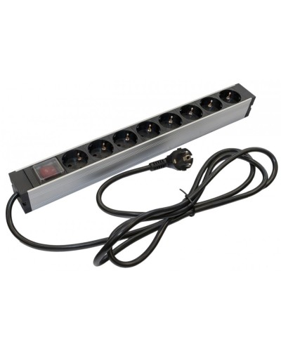 SHZ19-8SH-S-2.5EU. Блок розеток 19. Hyperline в Тюмени