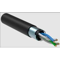 GENERICA F/UTP 5E 24AWG 2PR LDPE 1м черный 305м (BC3-C5E02-339-305-R-G). Кабель «витая пара» (LAN) для структурированных систем связи. IEK