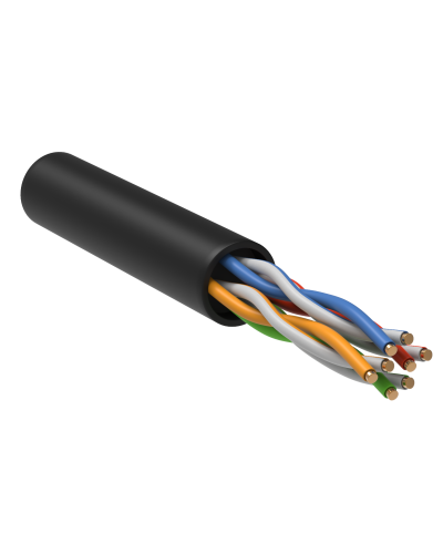 GENERICA U/UTP кат.5E 24AWG 4 пары LDPE черный (BC3-C5E04-139-305-R-G). Кабель «витая пара» (LAN) для структурированных систем связи. IEK в Тюмени