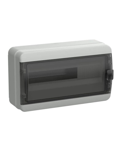 Корпус пластиковый КМПн-18 IP65 TEKFOR (TF5-KP72-N-18-65-K03-K02). Корпус модульный пластиковый черная прозрачная дверь. IEK в Тюмени