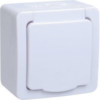 РСб20-3-ГПБб (ERMP12-K01-16-54-EC). Розетка 1местн ГЕРМЕС PLUS. IEK