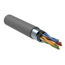 GENERICA F/UTP кат.5E 24AWG 4 пары PVC серый (BC1-C5E04-311-305-R-G). Кабель «витая пара» (LAN) для структурированных систем связи. IEK