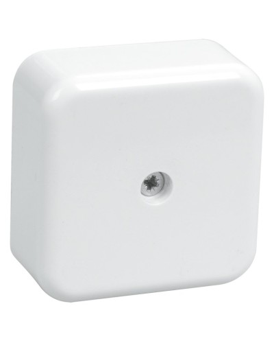 Коробка распаячная КМ41206-01 50х50х20 открытой проводки (4 клеммы 3 мм²) белая (UKO10-050-050-020-K01). Коробка распаячная безгалогенная (HF). IEK в Тюмени