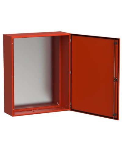 ЩМП-100.80.30 УХЛ1 IP66 RAL3020 TITAN 5 (TI5-13-N-100-080-030-66). Корпус металлический с монтажной платой. IEK в Тюмени