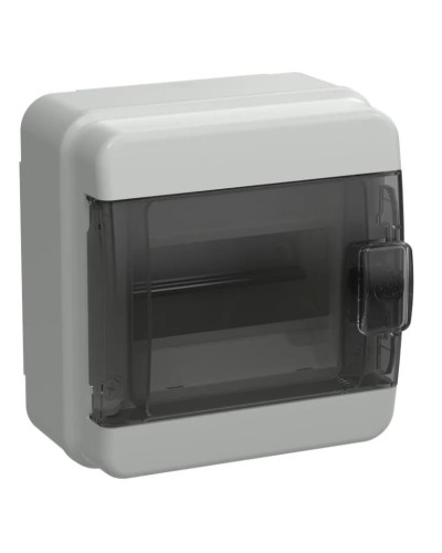 Корпус пластиковый КМПн-6 IP65 TEKFOR (TF5-KP72-N-06-65-K03-K02). Корпус модульный пластиковый черная прозрачная дверь. IEK в Тюмени