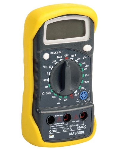 Мультиметр цифровой Master MAS830L (TMD-3L-830). Мультиметр цифровой. IEK в Тюмени