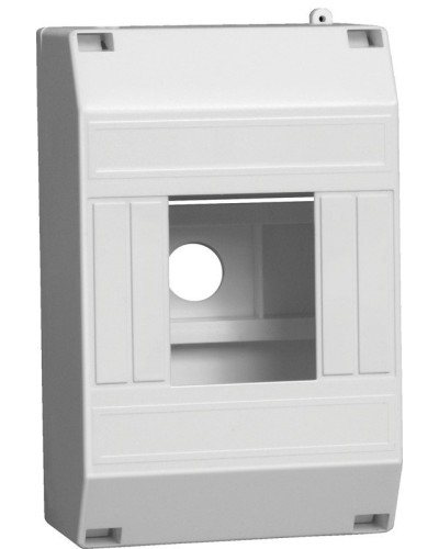Корпус пластиковый КМПн 1/4 IP20 белый (MKP31-N-04-30-135). Щиток модульный без дверцы, настенный. IEK в Тюмени