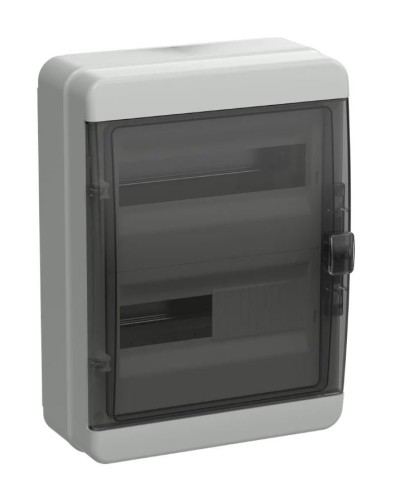 Корпус пластиковый КМПн-24 IP65 TEKFOR (TF5-KP72-N-24-65-K03-K02). Корпус модульный пластиковый черная прозрачная дверь. IEK в Тюмени