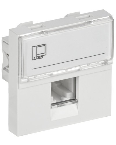 Розетка RJ45 кат.6 PRIMER РКИ-20-00-П-6 белый IEK (PR-KK40D-RI-0-2-1C06U-K01). Розетка RJ-45. IEK в Тюмени