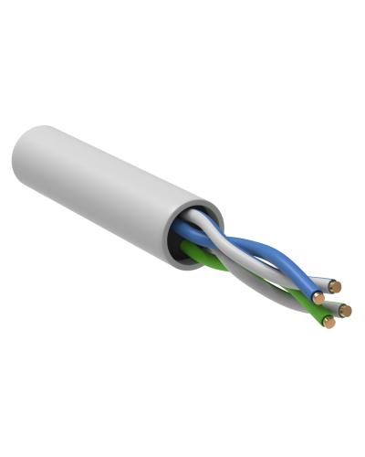 GENERICA U/UTP кат. 5E 24AWG 2 пары LSZH INDOOR белый (BC1-C5E02-128-305-G). Кабель «витая пара» (LAN) для структурированных систем связи. IEK в Тюмени
