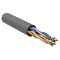GENERICA U/UTP кат.5E 24AWG 4 пары LSZH серый (BC1-C5E04-121-305-R-G). Кабель «витая пара» (LAN) для структурированных систем связи. IEK