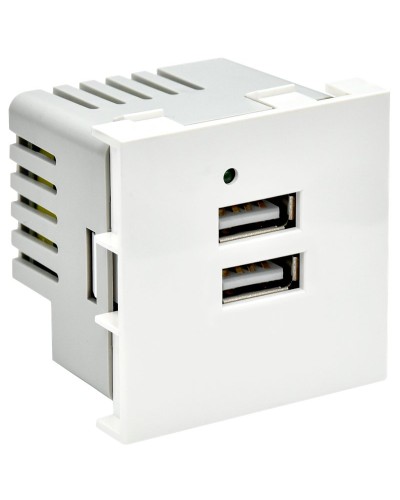 Розетка USB A+A 4,2А PRIMER РКЮ-23-40-П белый IEK PR-KK40D-RU-0-2-AA-K01). Розетка USB. IEK в Тюмени