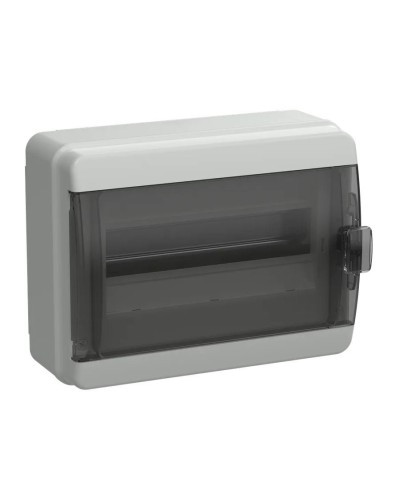 Корпус пластиковый КМПн-12 IP65 TEKFOR (TF5-KP72-N-12-65-K03-K02). Корпус модульный пластиковый черная прозрачная дверь. IEK в Тюмени