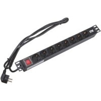 PH12-8D1. Блок розеток 19”. ITK