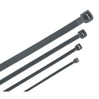 HKB-W48-L200 (100 шт). Хомут кабельный ХКн 4,8х200мм нейлон черный. ITK
