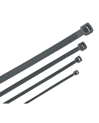 HKB-W48-L200 (100 шт). Хомут кабельный ХКн 4,8х200мм нейлон черный. ITK в Тюмени