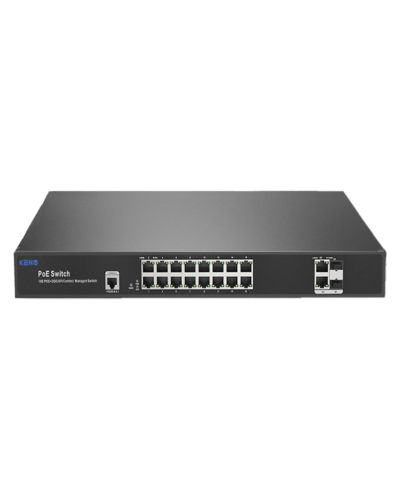 KN-SW1602SFP/M2. Коммутатор с питанием по PoE. KENO в Тюмени