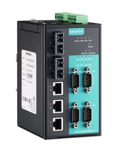 NPort S8455I-SS-SC. 4-портовый преобразователь. MOXA в Тюмени